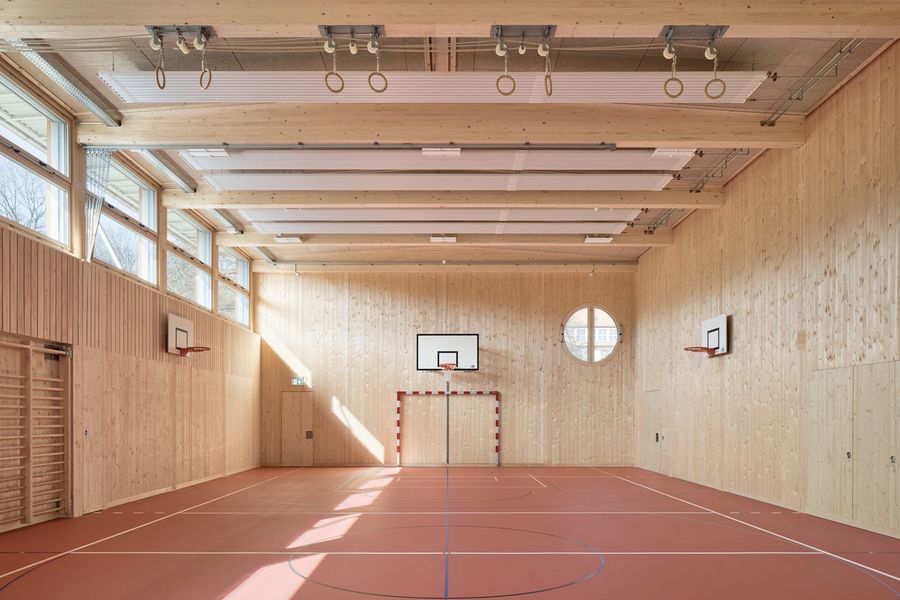 Schäfer Holzbautechnik AG mobilen Turnhallen