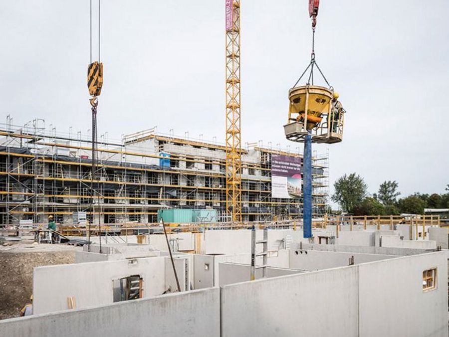 Dobler GmbH & Co. KG Bauunternehmung Hochbau Wohnanlage Firma Baustolz in Augsburg Zierbelstraße