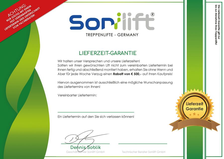 Sonilift GmbH Versprechen