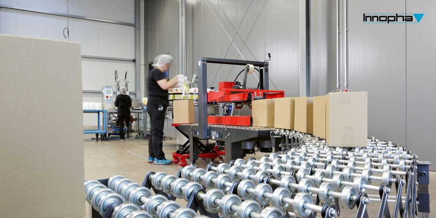 Alles im eigenen Haus: Abfüllen und Verpacken