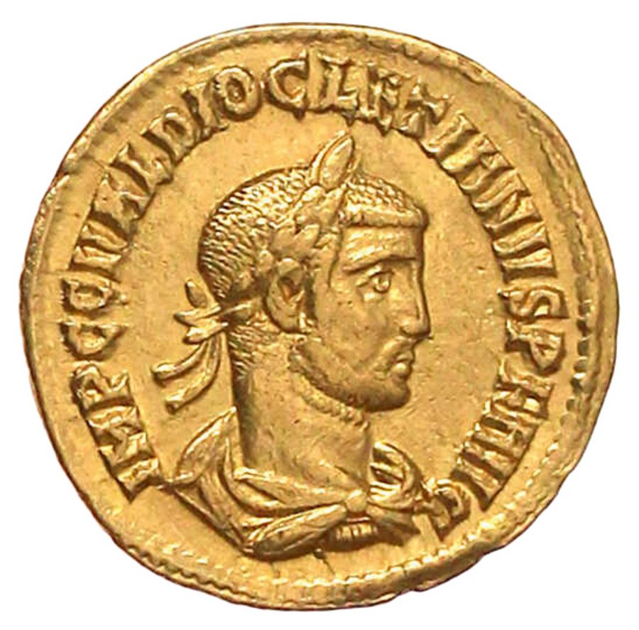 Teutoburger Münzauktion GmbH goldene Aureus-Münze 