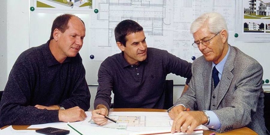 Geschäftsführung im Team: Konrad Kuenz, Bernhard Mur und Norbert Oberhofer (von links)
