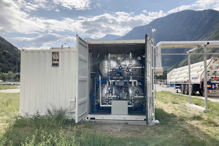 Messer Schweiz AG thermischer H2‑Verdichter