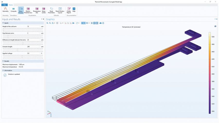  Comsol Multiphysics GmbH Simulationsapp