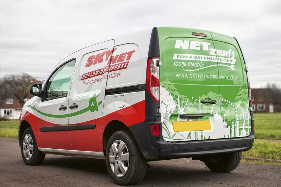 Skynet Worldwide Express B.V. NetZero-Fahrzeug