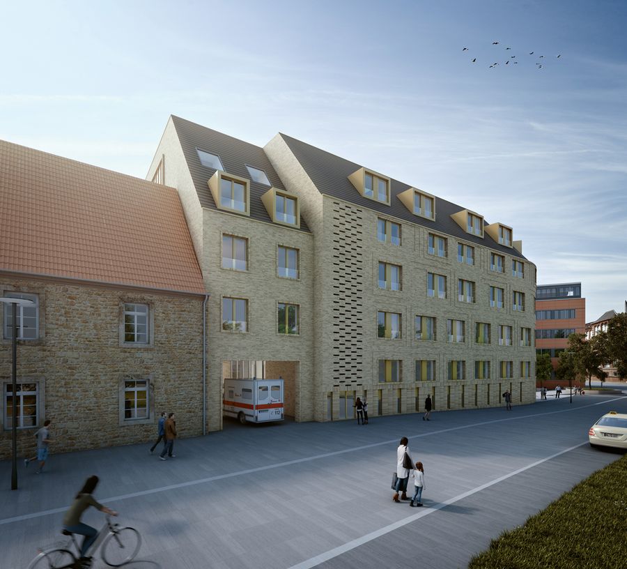Der Entwurf des Neubaus - Eltern-Kind-Zentrum thea