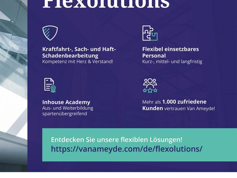 Schadenregulierer und Innovationstreiber Schadenregulierer und Innovationstreiber