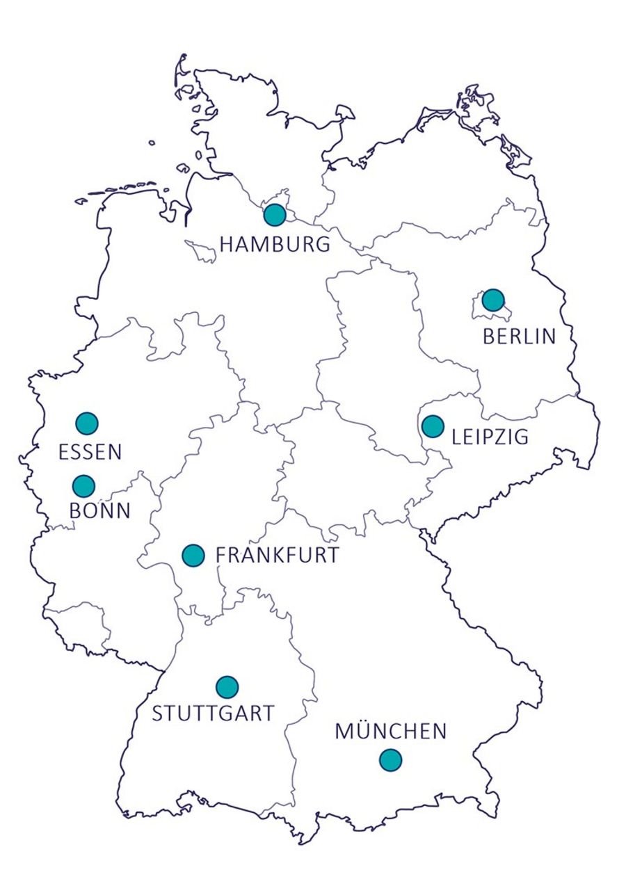 Die Value AG ist deutschlandweit vertreten