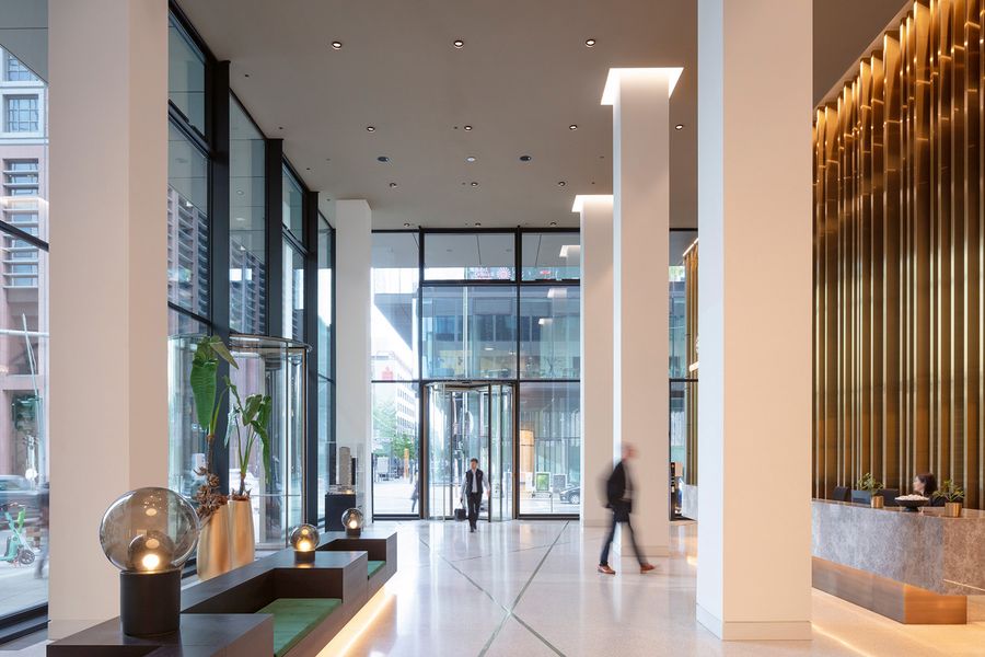 holger meyer GmbH Außenansicht des Global Tower