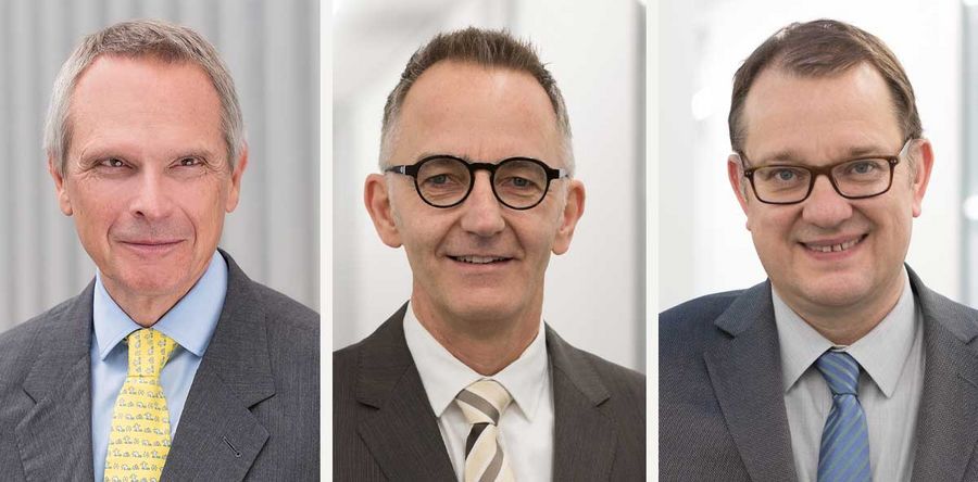 Dr. Max Reiners, Dr. Ingo Nösler und Thomas Genz