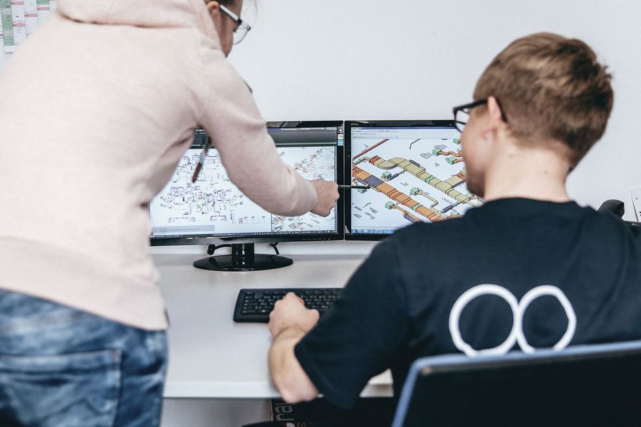 Klima Becker Gruppe GmbH Planung am Bildschirm