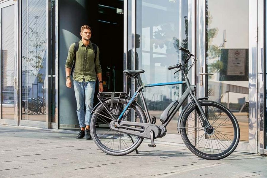 Schnell mal was erledigen: Mit dem City-E-Bike kommt man in kurzer Zeit von A nach B