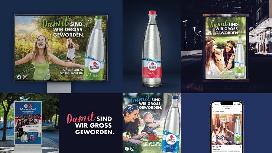 Marketing Communications Services S. Lingner GmbH Kampagne Franken Brunnen