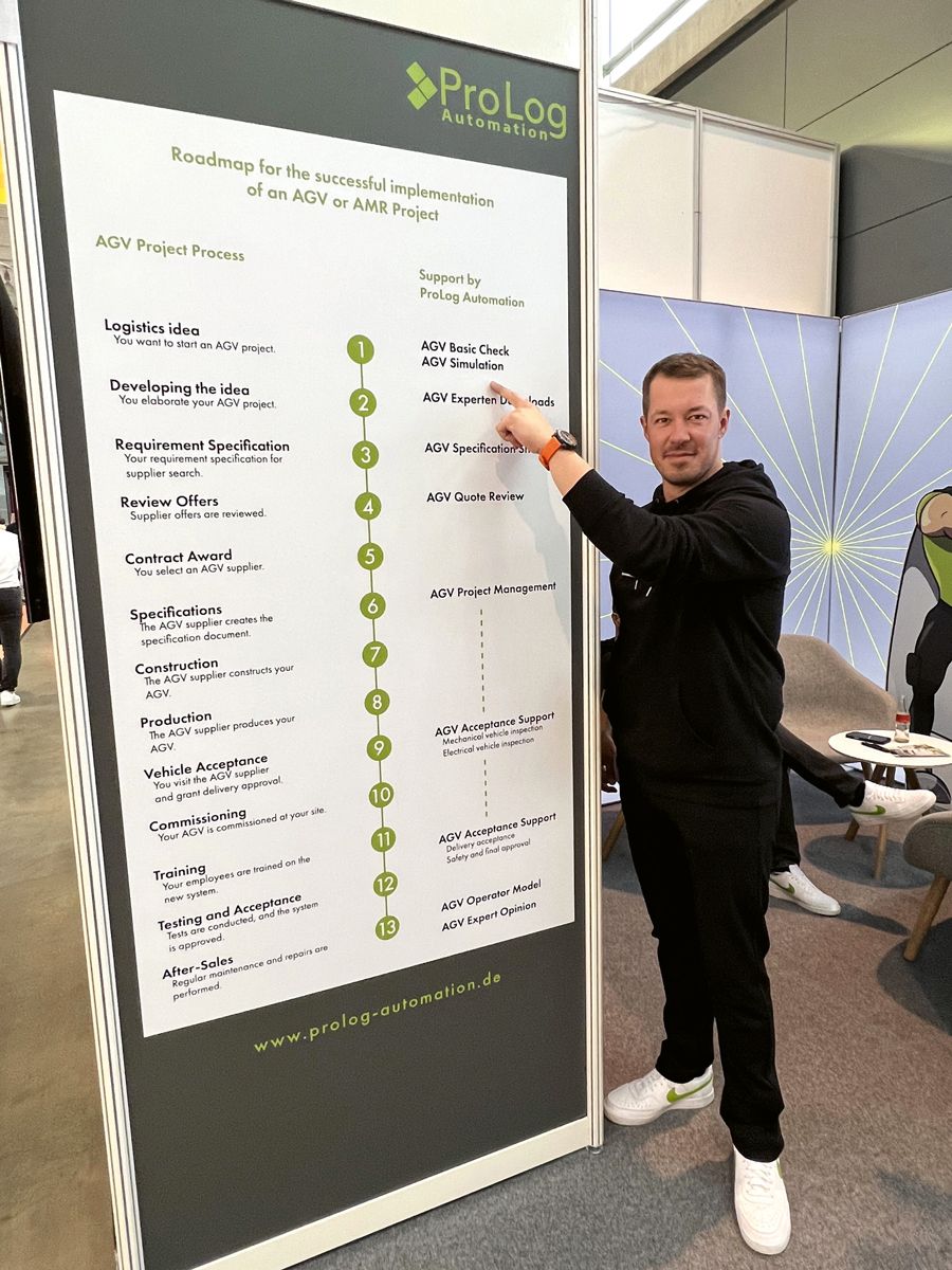 Markus Zipper auf der LogiMAT; Internationale Fachmesse für Intralogistik-Lösungen und Prozessmanagement