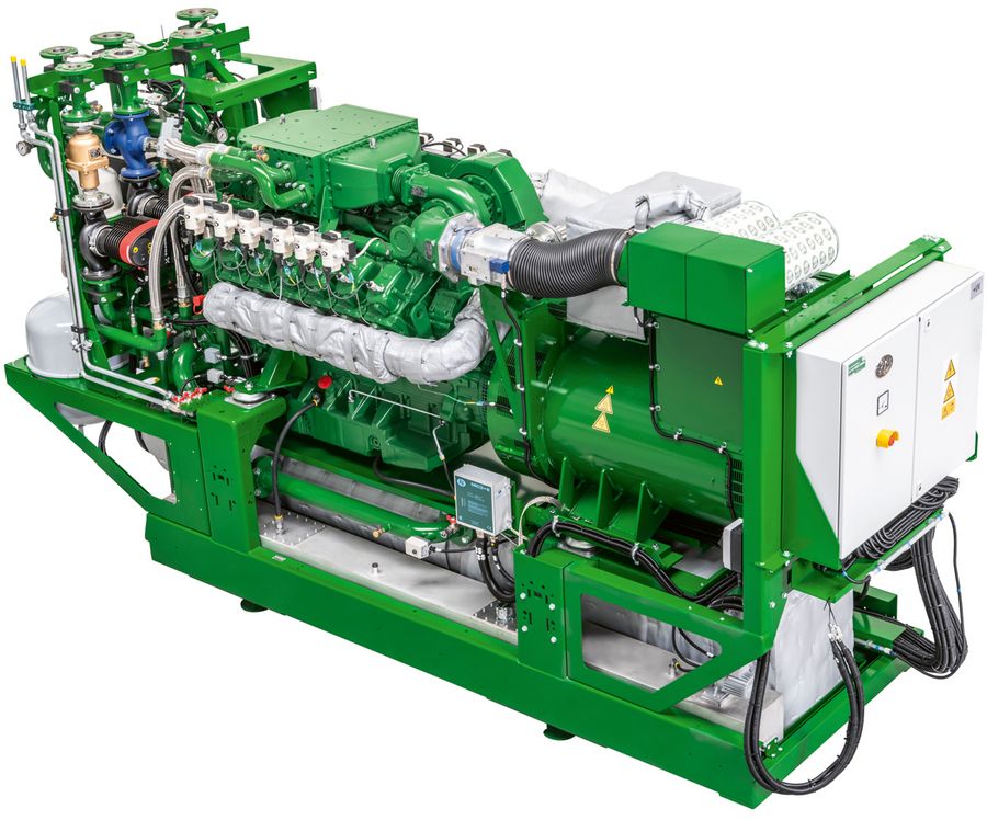 avus, die kraftvolle Komplettlösung: Mit einem Leistungsspektrum zwischen 527 und 4.500 kW ist der avus das größte Blockheizkraftwerk von 2G