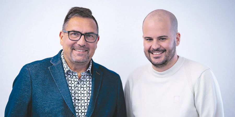 Interview mit Christian Kühn (li.), Geschäftsführer und Marius Schanz,  Prokurist der Schlentzek & Kühn GmbH