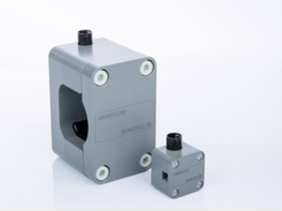 SEMIFLOW® CO.65 | berührungsloser Ultraschall Clamp-On Durchfluss­messer