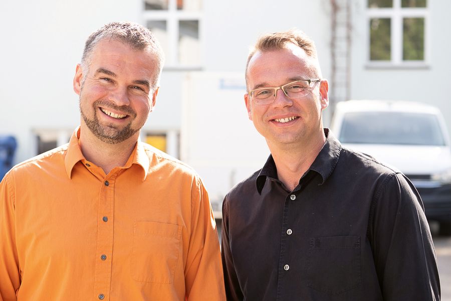 Die Geschäftsführer und Brüder Immanuel (re.) und Karsten Keilberg