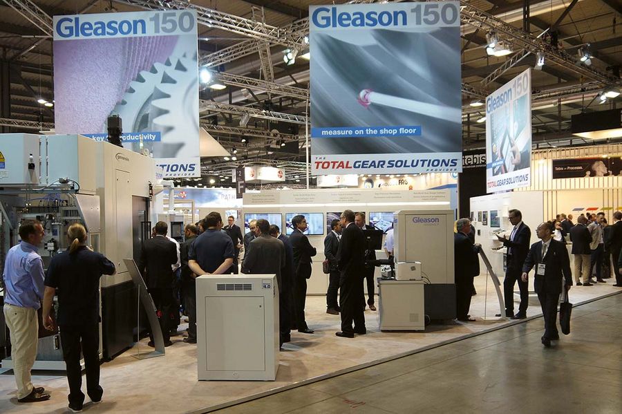 Gleason-Pfauter Messestand