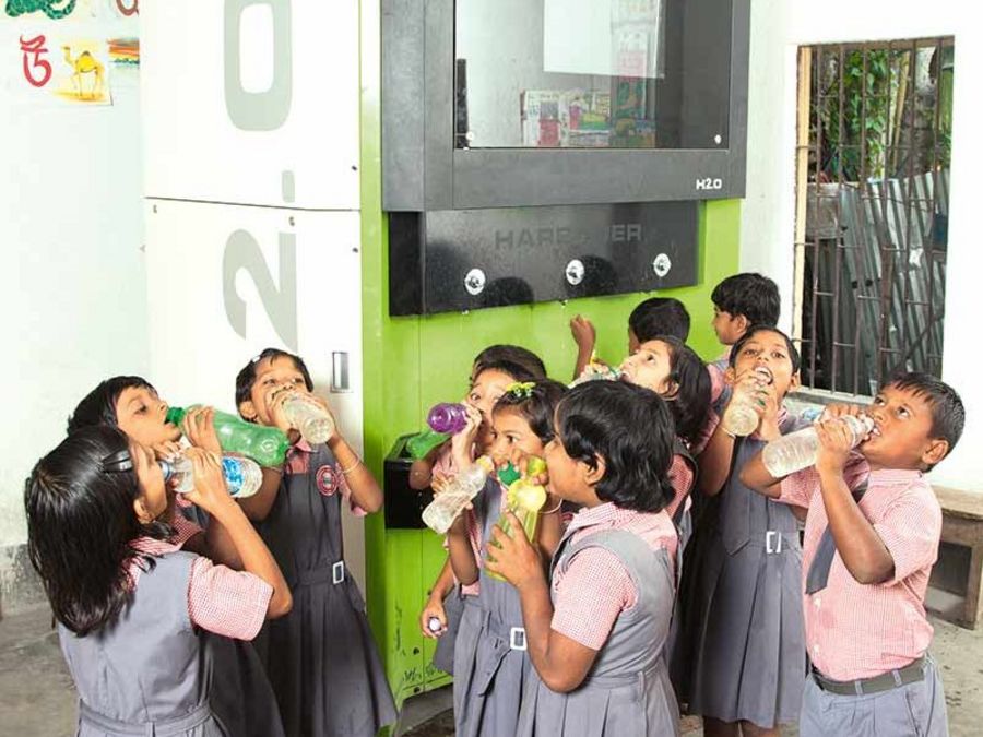 Harbauer Wasserversorgung in einer Schule