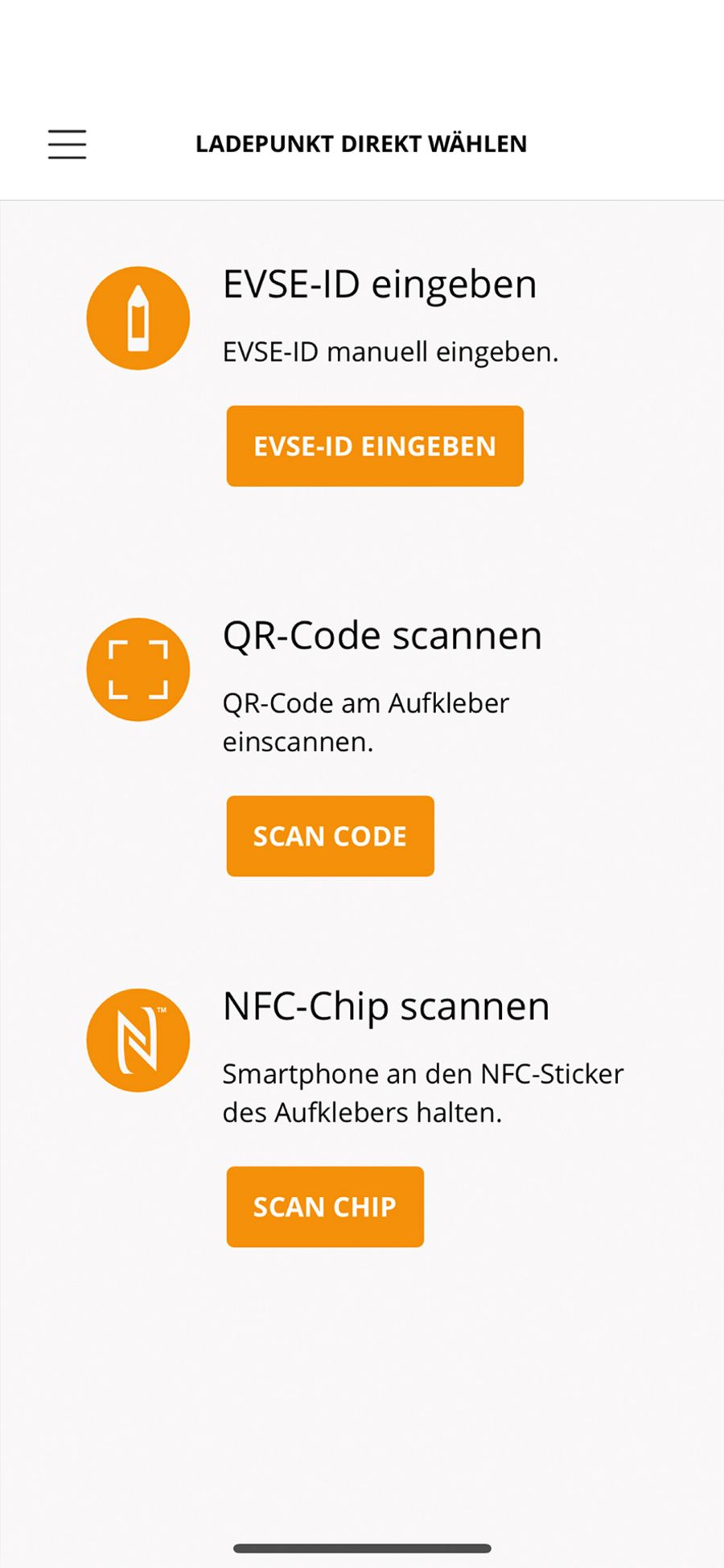 ChargeHere GmbH App