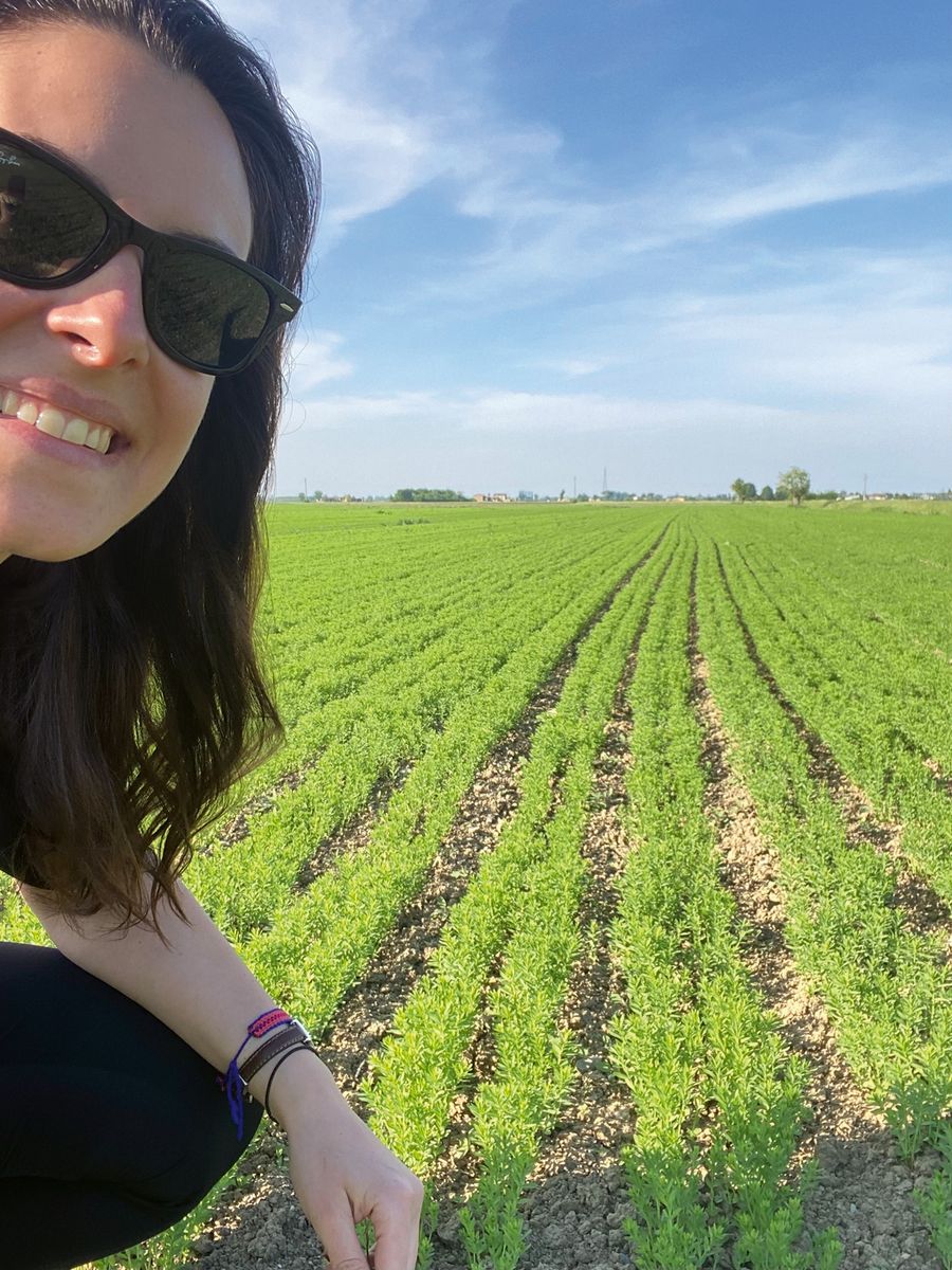 Clara Dughetti, Agronomin der Linificio e Canapificio Nazionale s.r.l. Clara Dughetti, Agronomin der Linificio e Canapificio Nazionale s.r.l.