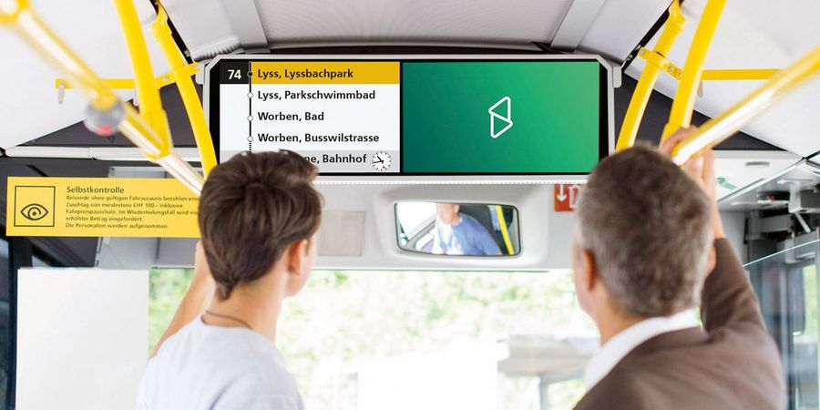 Digitale Werbung auf Livesystems Screens in öffentlichen Verkehrsmitteln – flexibel und aufmerksamkeitsstark Digitale Werbung auf Livesystems Screens in öffentlichen Verkehrsmitteln – flexibel und aufmerksamkeitsstark