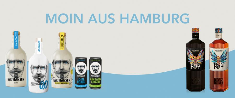 Schwarze und Schlichte GmbH & Co. KG Gin Knut Hansen und Rum Ron Piet