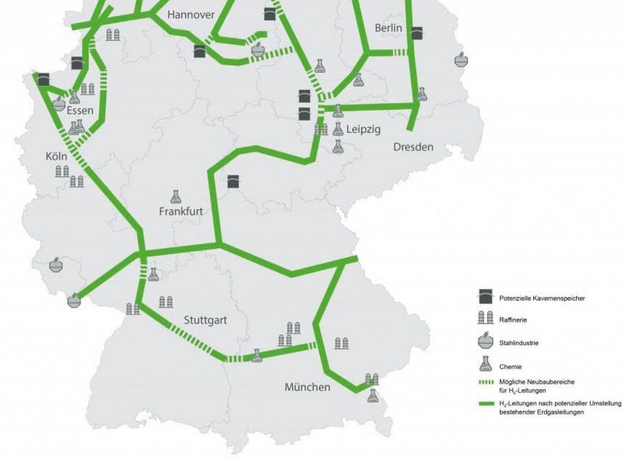 GRTgaz Deutschland Vision für ein H2-Netz