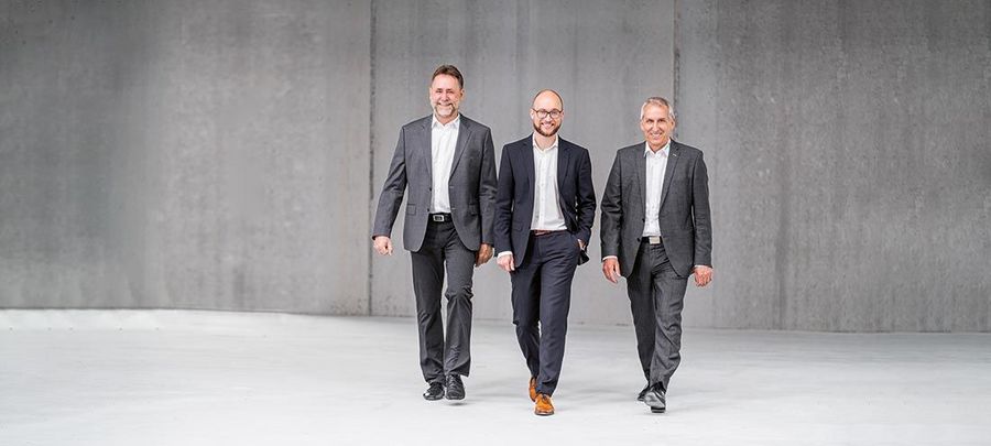 Die Geschäftsführung der medica Medizintechnik GmbH: Otto Höbel, Dr. Jonathan Kopf, Peter Kopf 
