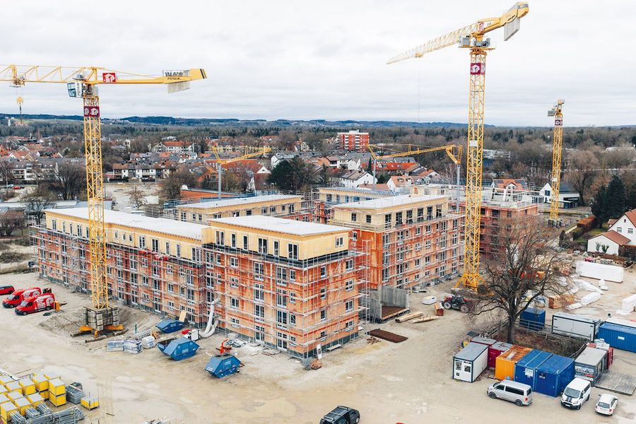 Penzkofer Bau GmbH Baustelle in Moosburg