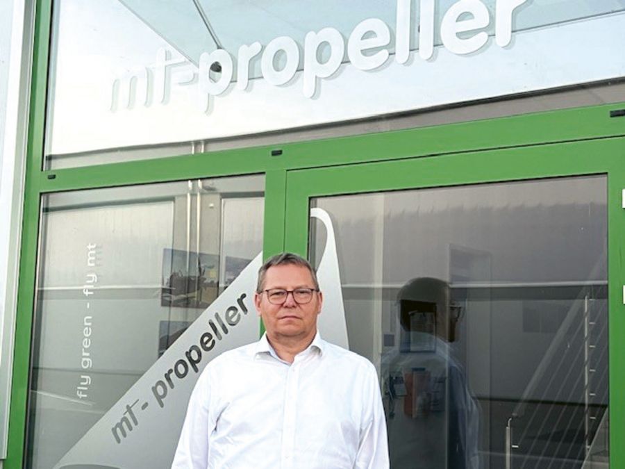 Eric Greindl, Vice President der MT-Propeller Entwicklung GmbH