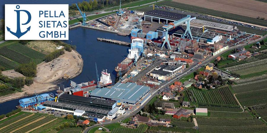 Die Sietas-Werft mit Standort in Hamburg-Neuenfelde