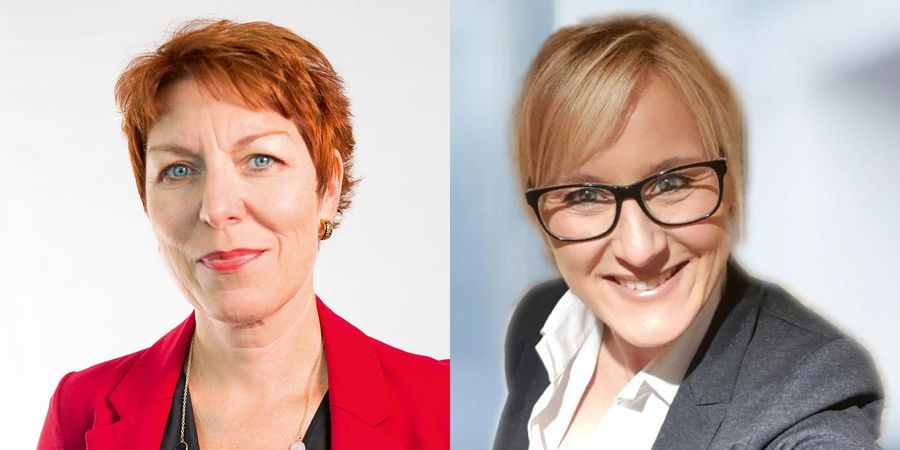 Geschäftsführerin Astride ESTEVE und Nicole Klinkemeyer, Teamleitung Marketing & Kommunikation