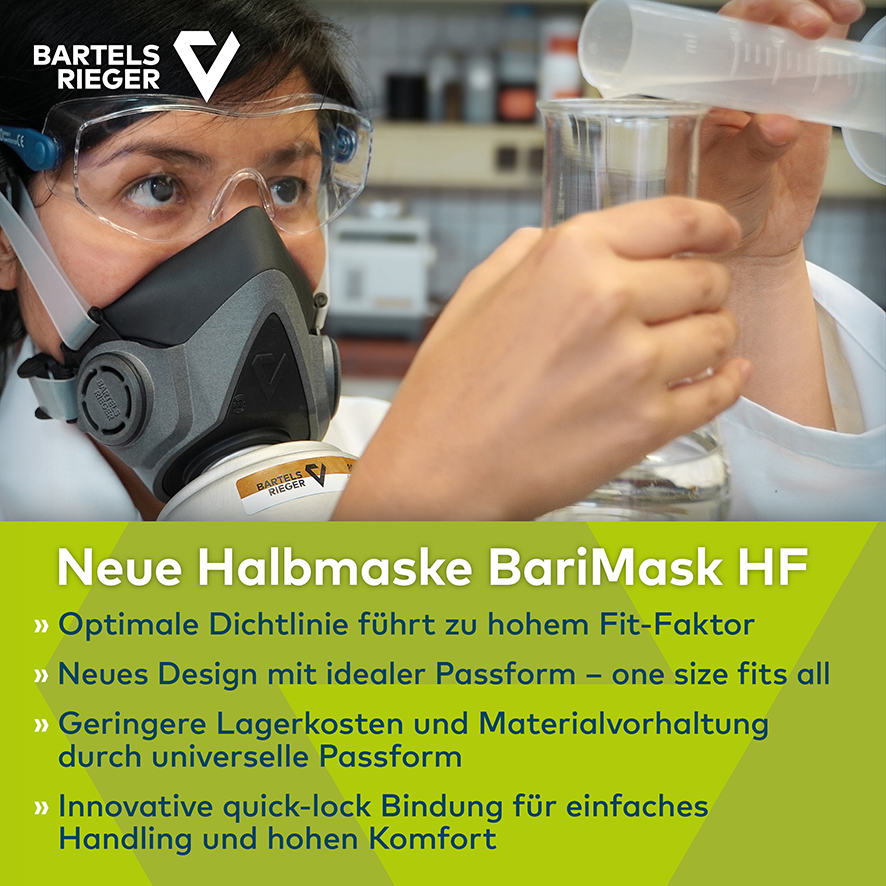 Neue Halbmaske BariMask HF