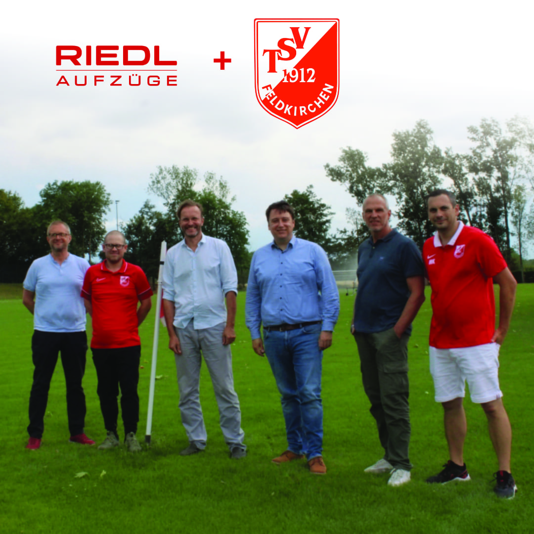 Riedl Aufzugbau und der TSV Feldkirchen 1912 gehen eine bemerkenswerte Partnerschaft ein.