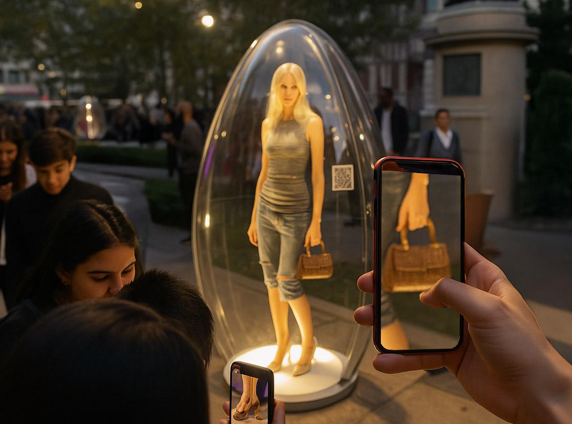 Neue Chancen für den Handel mit AR, Holographie und AI beleben Stadtzentren