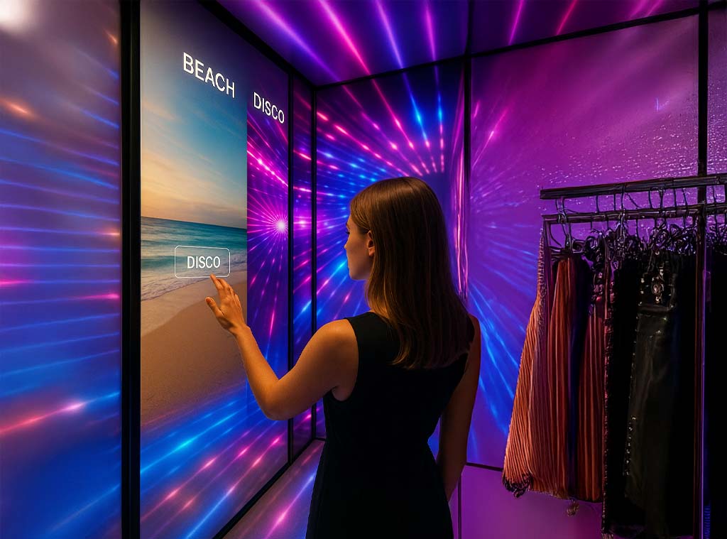 Wie Umkleidekabinen zu digitalen Erlebnisräumen werden