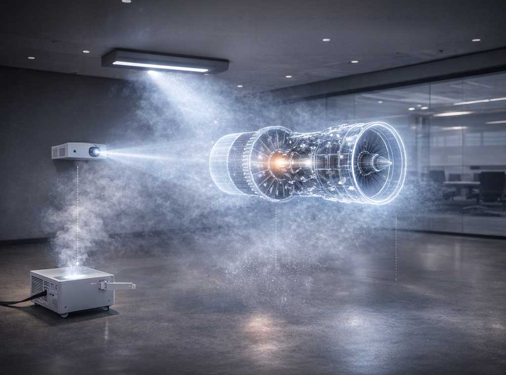 Die Zukunft ohne Bildschirm wie digitale Inhalte direkt im Raum entstehen und genutzt werden