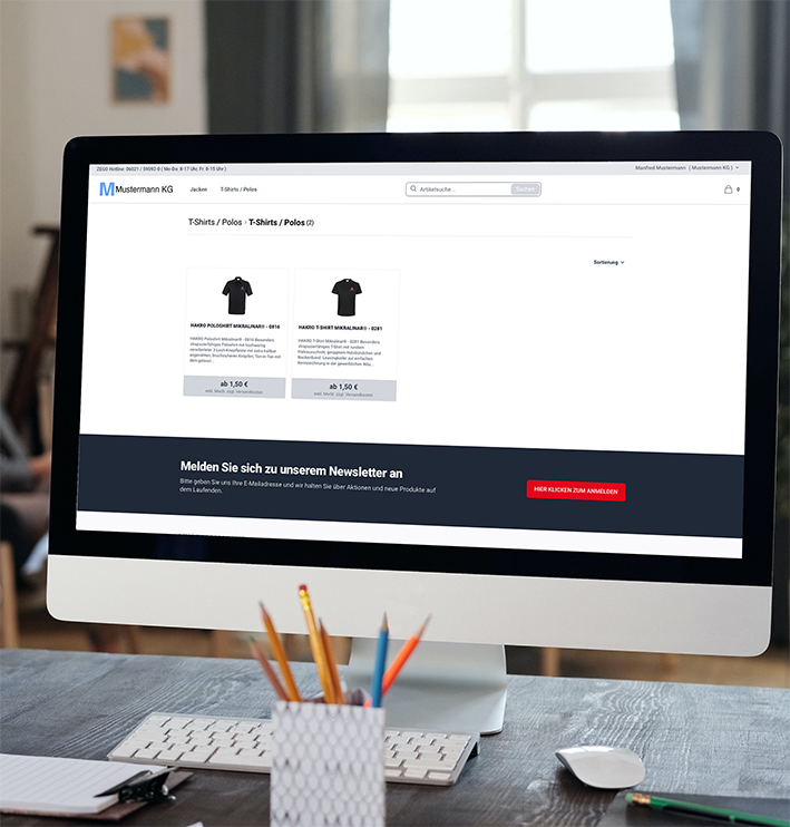 Online Shop Systeme für den Textileinkauf